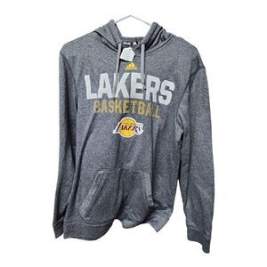 1602 - Lakers hoodie climawarm grey sz Small - like new